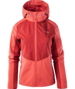 Elbrus - Veste softshell ENVISAT - Rouge foncé