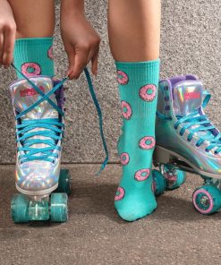 Chaussettes En Coton Nourriture- Sockup- 36-44 - Bleu