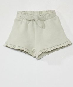Short en jersey uni - gris mercure