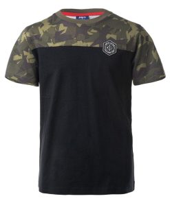 Bejo - T-shirt - Noir Kaki