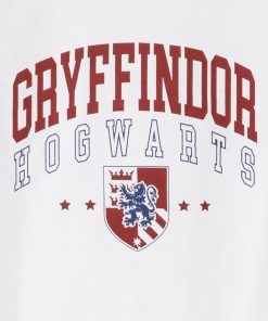 T-shirt 'Harry Potter' à col rond - Blanc