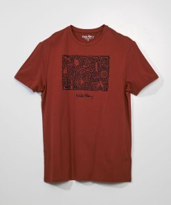T-shirt en jersey 'Keith Haring Foundation' - noir