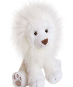 Peluche Lion des neiges (28 cm) - Blanc