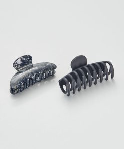 Lot de 2 pinces crabe - Noir