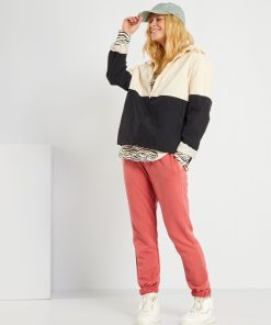 Pantalon de jogging en molleton léger - Rouge