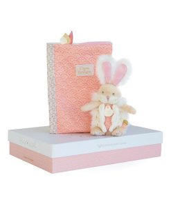Coffret cadeau naissance rose Lapin de sucre - Rose