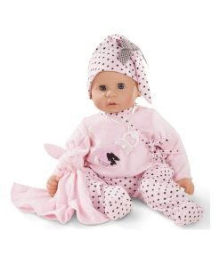 Poupée Cookie 48 cm : Tenue rose à pois noirs - N/A