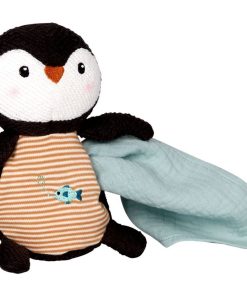 Peluche avec doudou "Pingouin" Petite Merveille" - N/A