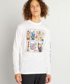T-shirt 'One Piece' - BLANC