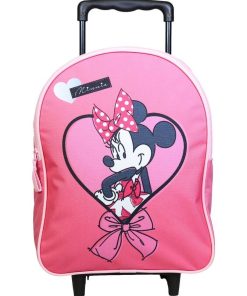 BAGTROTTER Sac à dos à roulettes 31 cm DS Minnie Rose - Rose
