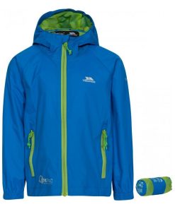 Trespass Qikpac - Veste imperméable repliable unisexe - Bleu cobalt