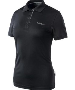 Hi-Tec - Polo LADY SITE - Noir Argenté