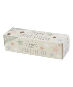 Lot de 150 autocollants étoiles en 3 couleurs - N/A