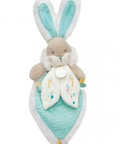 Coffret doudou plat vert amande Lapin de sucre - N/A