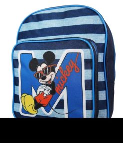 Sac à dos 31 cm avec poche Mickey DS Bleu marine Bagtrotter - Bleu