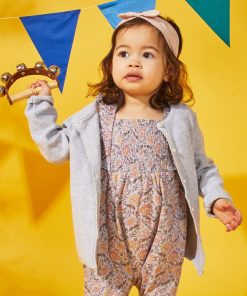 Gilet en maille fantaisie - Gris