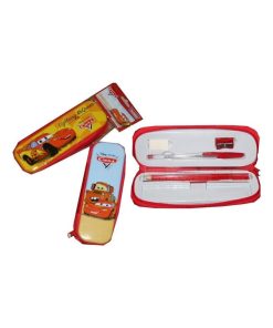 CARS DS Plumier garni trousse - Orange
