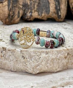 Bracelet Zen en céramique - Bleu