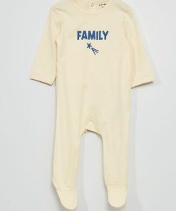 Pyjama dors-bien en jersey - Blanc