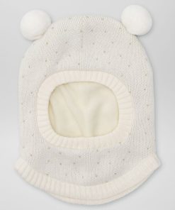 Cagoule en maille - Beige