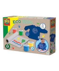 Kit de peinture au doigt avec tablier eco - N/A