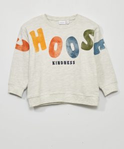 Sweat en molleton 'Name It' - Gris