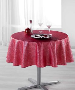 Nappe ronde 180cm Palaccio Rouge - Rouge