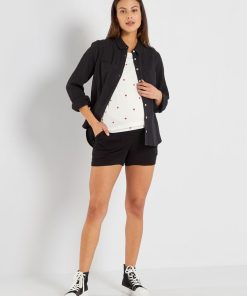 Short grossesse - noir