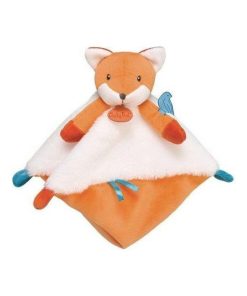 Doudou Babynat Renard Orange Plat - Roméo - Orange