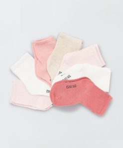 Lot de 7 paires de chaussettes - rose