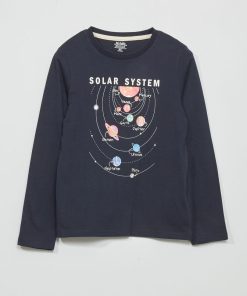 T-shirt imprimé - Bleu