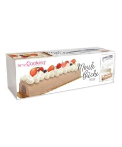 Moule en inox pour bûche de Noël - N/A