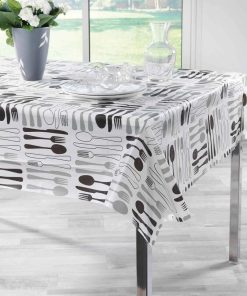 Nappe rectangle peva Dinera - Blanc