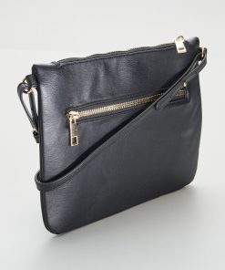 Pochette avec bandoulière - Noir