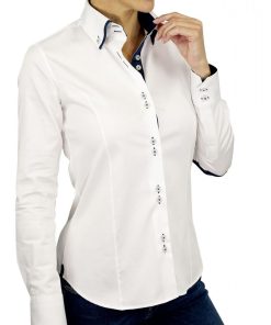 Chemise a coudières KERRY - Blanc