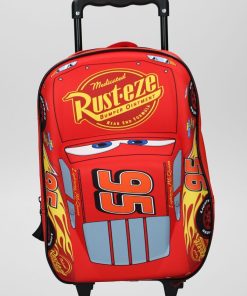 Cartable à roulette 'Cars' - Rouge
