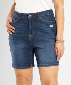 Short bermuda en jean - 5 poches - BLEU