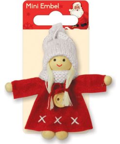 Figurines décoration de Noël - Rouge - Rouge
