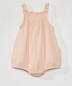 Barboteuse en pointelle - Rose