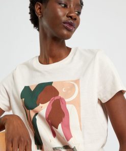 T-shirt en jersey imprimé - Rose