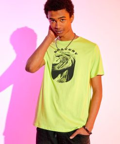 T-shirt à manches courtes avec imprimé - Blanc