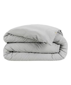 Housse de couette flanelle Collection Candice - Gris clair
