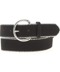 Ceinture en suédine - noir