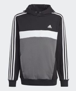 Sweat à capuche 'Adidas' - Noir/gris