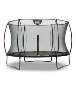 Trampoline sur pieds rond 305cm noir et filet de sécurité Sihouette EXIT - Noir