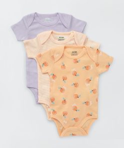 Lot de 3 bodies - ORANGE