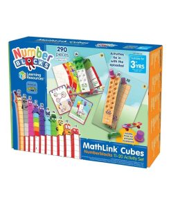 Kit d'activités avec cubes MathLink Numberblocks de 11 à 20 - N/A
