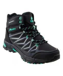 Elbrus Bottes de marche imperméables à mi-hauteur Mabby pour femmes/femmes - Noir Vert