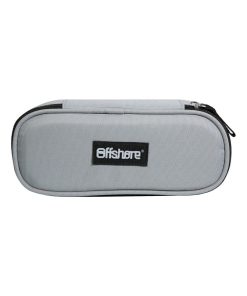 BAGTROTTER Trousse scolaire ovale Plumier Offshore Grise - Gris