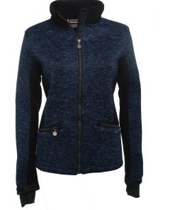 Blouson polaire femme ATMOS - Bleu marine